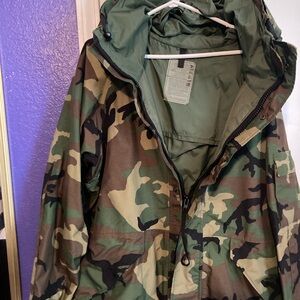 Camouflage Hooded Jacket